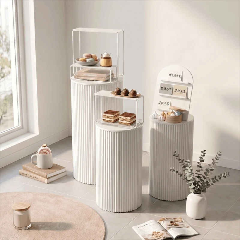 7PCS New Product Showcase Ins Cosmetics Display Rack Wedding Dessert Candy Table Cylinder column Stand For Party Decoration
7PCS New Product Showcase Ins Cosmetics Display Rack Wedding Dessert Candy Table Cylinder column Stand For Party Decoration