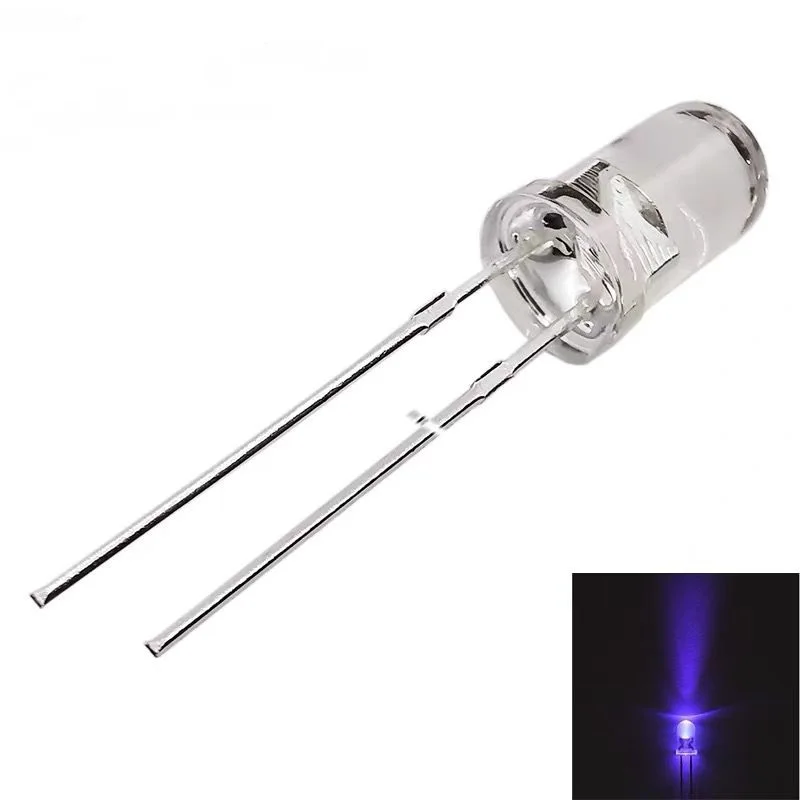 DIP F5mm LED Фиолетовый Ультрафиолетовый Ультраяркий 395 нм УФ-светодиодный диод Светоизлучающая лампа 20 мА 5 мм Круглая прозрачная линза для воды 200 шт.
DIP F5mm LED Фиолетовый Ультрафиолетовый Ультраяркий 395 нм УФ-светодиодный диод Светоизлучающая лампа 20 мА 5 мм Круглая прозрачная линза для воды 200 шт.