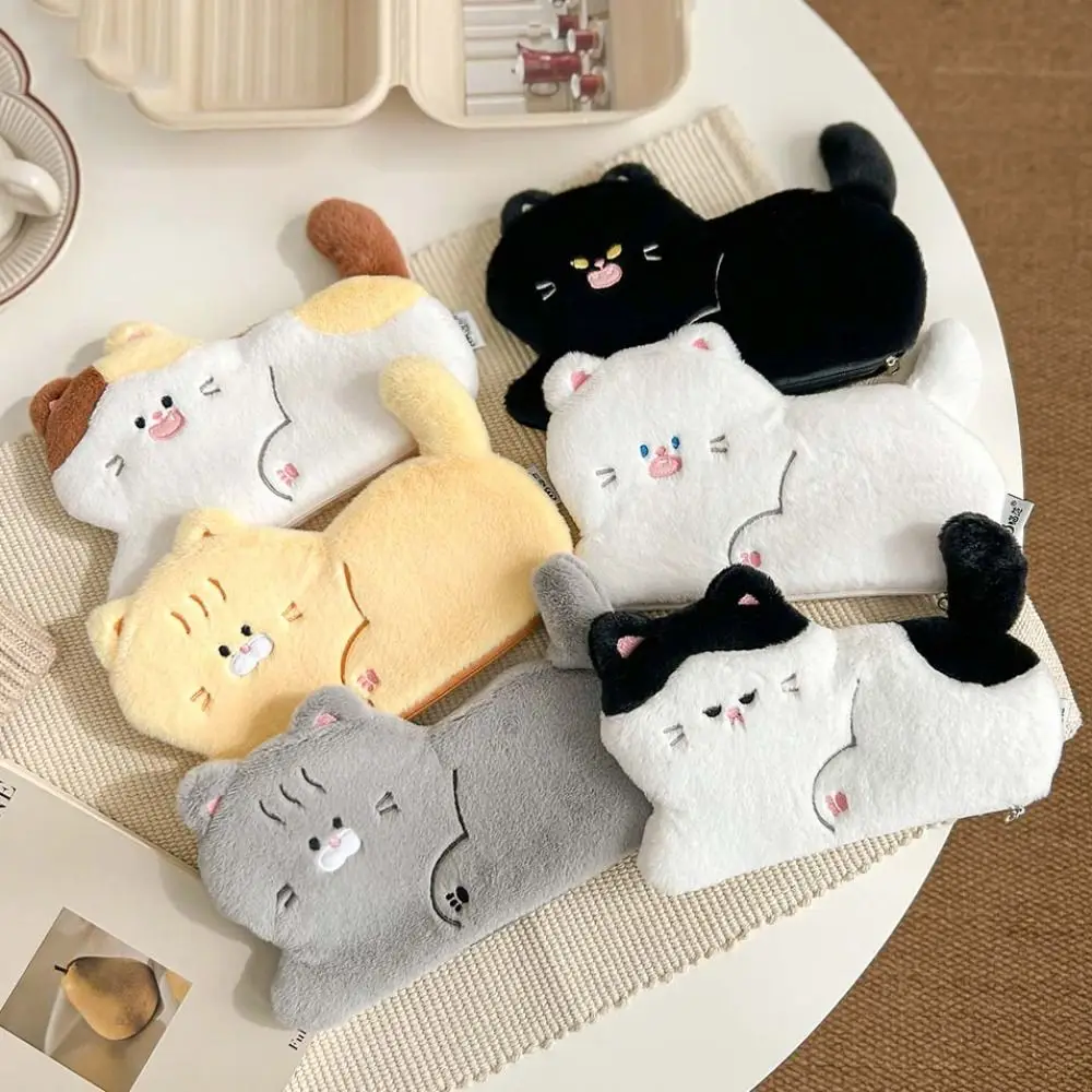 Kawaii Plush Plush Cat Pencil Bag Large Capacity Fluffy Cartoon Pencil Case Cosmetics Zipper Stationery Storage Pouch Gifts
Kawaii Plush Plush Cat Pencil Bag Large Capacity Fluffy Cartoon Pencil Case Cosmetics Zipper Stationery Storage Pouch Gifts