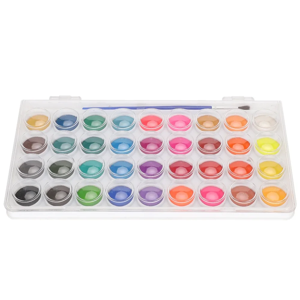 36PCS Solid pan pigment Solid Watercolor Set Rich color saturation Easy water activation Beginner Watercolor Pans
36PCS Solid pan pigment Solid Watercolor Set Rich color saturation Easy water activation Beginner Watercolor Pans