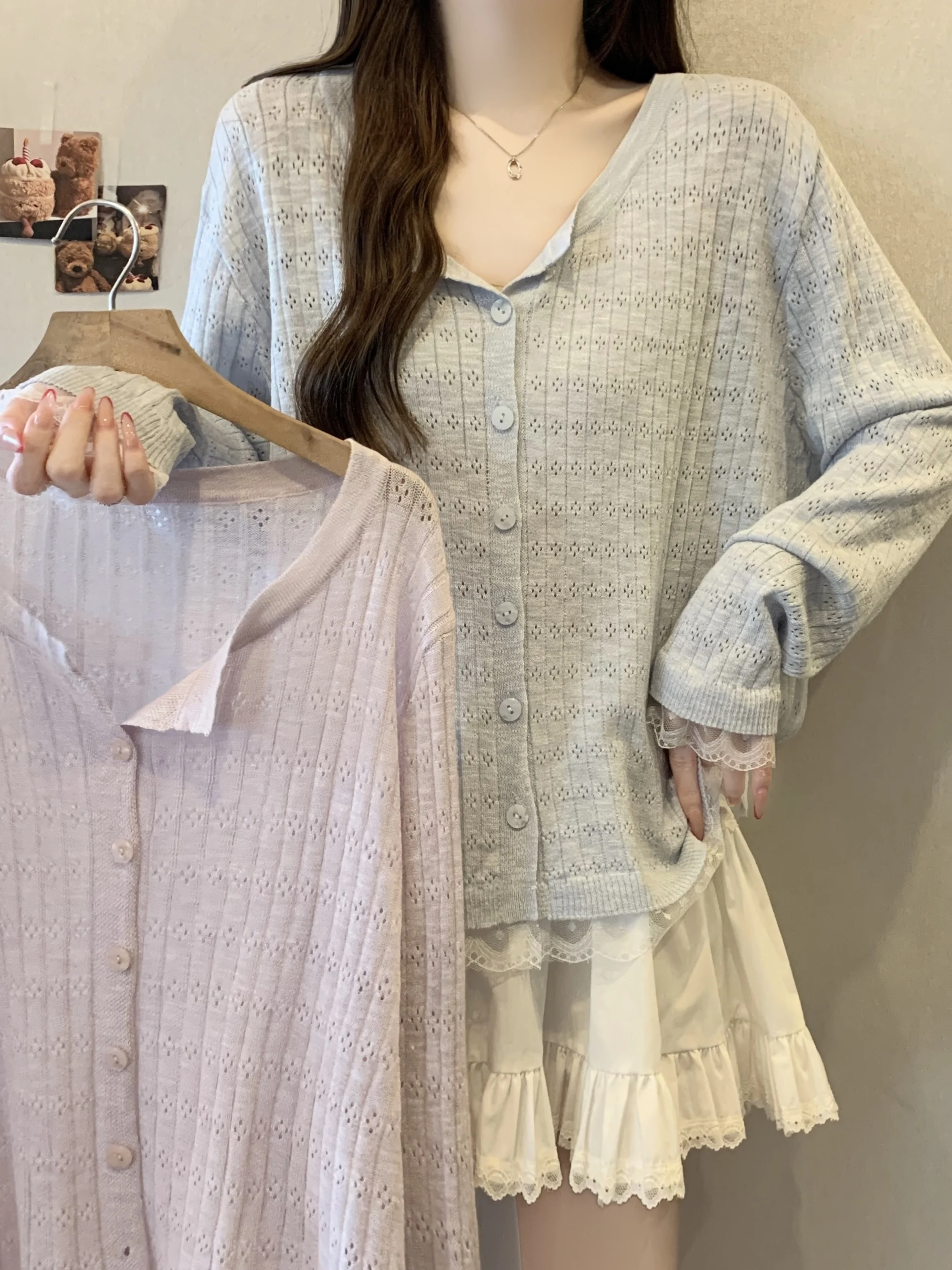 plus Size Summer Fashion Lazy Style Sun Protection Knitted Open Cardigan Long Sleeve Loose Versatile Outerwear for Women
plus Size Summer Fashion Lazy Style Sun Protection Knitted Open Cardigan Long Sleeve Loose Versatile Outerwear for Women