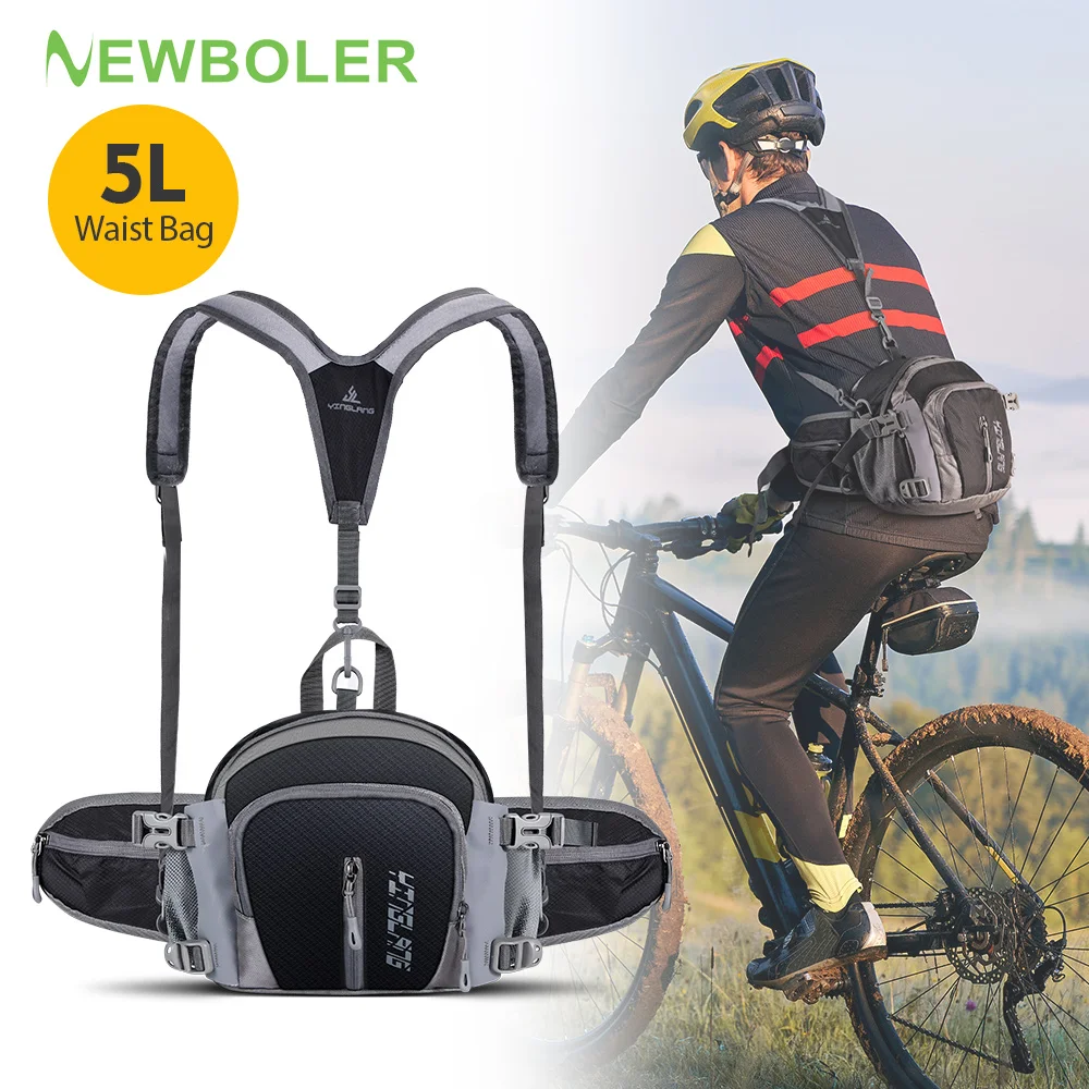 NEWBOLER уличная поясная сумка, многофункциональное спортивное походное снаряжение для мужчин, прогулочная и дорожная сумка, велосипедный рюкзак с бутылкой воды
NEWBOLER уличная поясная сумка, многофункциональное спортивное походное снаряжение для мужчин, прогулочная и дорожная сумка, велосипедный рюкзак с бутылкой воды