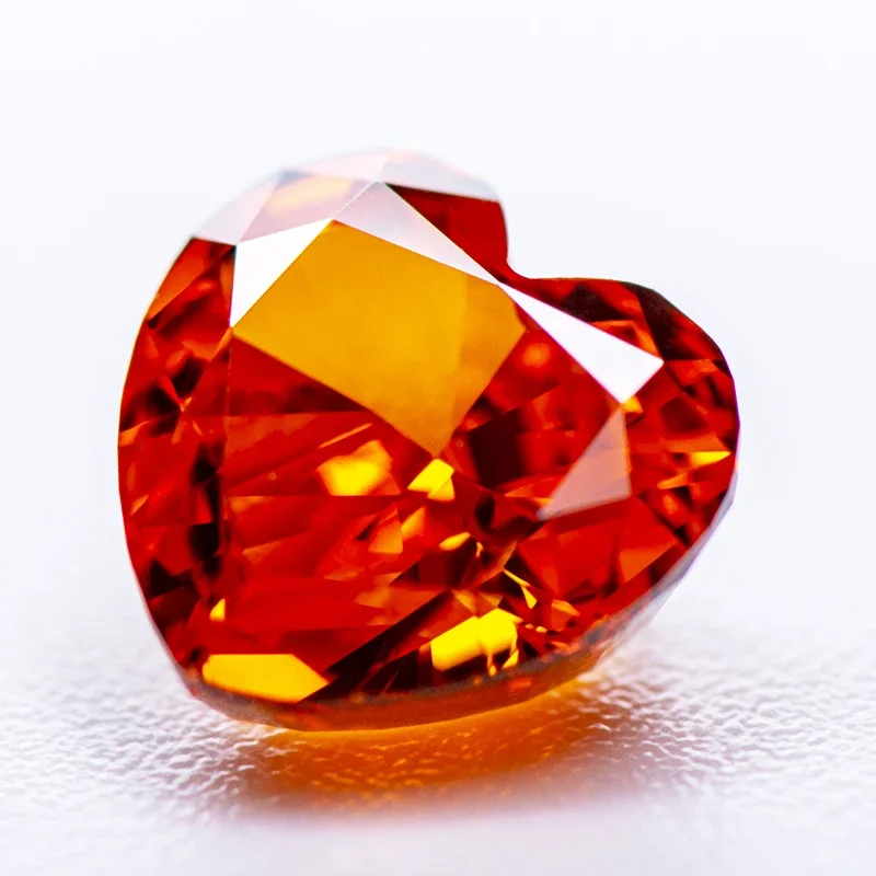 Cubic Zirconia Crushed Ice Cut Orange Color Heart Shape Charms Beads for Diy Jewelry Making Earrings Materials No Certificate
Cubic Zirconia Crushed Ice Cut Orange Color Heart Shape Charms Beads for Diy Jewelry Making Earrings Materials No Certificate