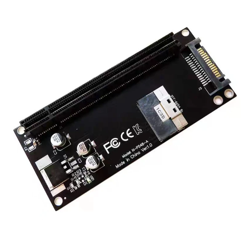 Universal SFF8654 to PCIe x16 Converter Supports SFF-8654 8i to PCIe 2.0 Interfaces Convert Card Adapter
Universal SFF8654 to PCIe x16 Converter Supports SFF-8654 8i to PCIe 2.0 Interfaces Convert Card Adapter