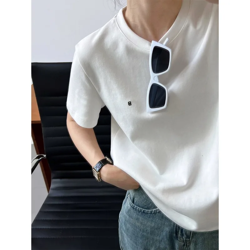 Spring New Short Sleeve T-Shirt Women Solid Simple Casual Female Korean Streetwear Loose Tops Women Casual Harajuku O Neck Tees
Spring New Short Sleeve T-Shirt Women Solid Simple Casual Female Korean Streetwear Loose Tops Women Casual Harajuku O Neck Tees