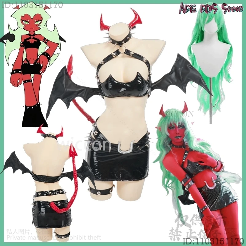 Anime PANTY & STOCKING With GARTERBELT Cosplay Scanty Costume Nightclub Queen Patent Leather Demon Sexy PU Tight Suit Hallow HOT
Anime PANTY & STOCKING With GARTERBELT Cosplay Scanty Costume Nightclub Queen Patent Leather Demon Sexy PU Tight Suit Hallow HOT