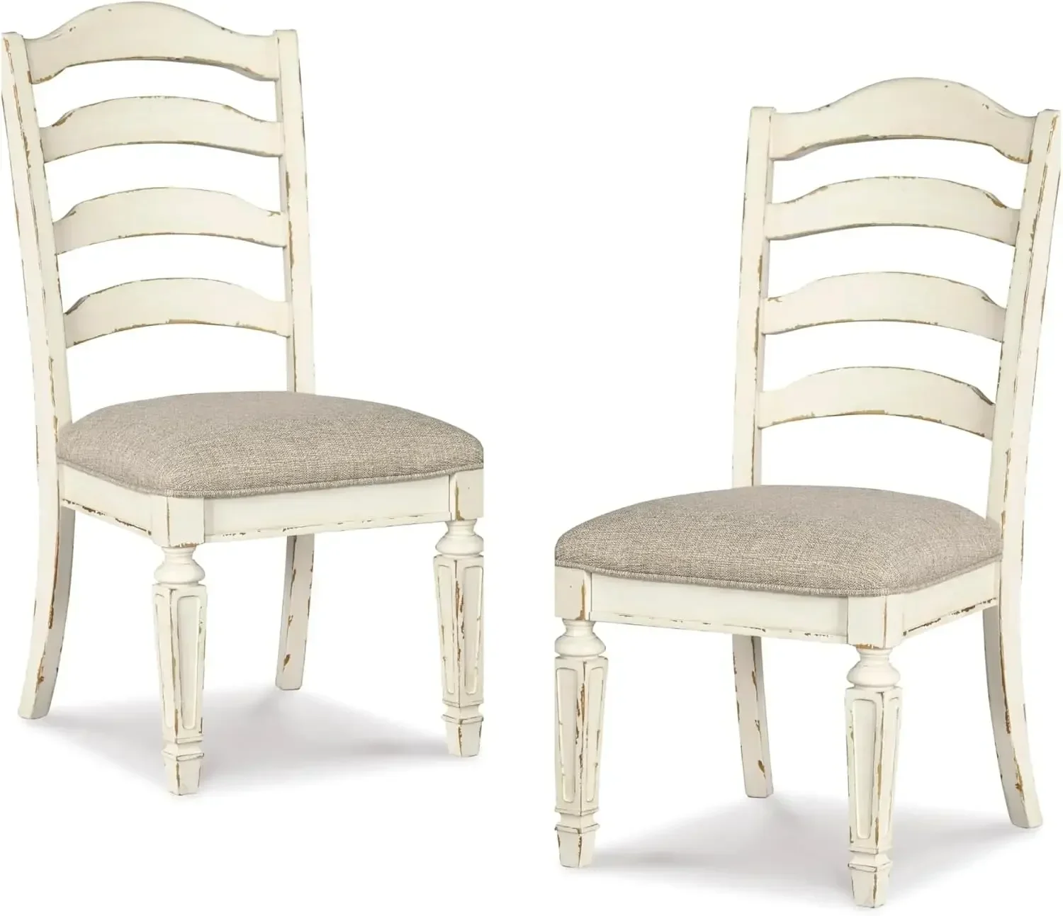 Realyn Dining Room Upholstered Chair 2 Count, Antique White
Realyn Dining Room Upholstered Chair 2 Count, Antique White