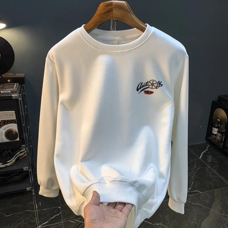Sweatshirt men's 2024 autumn loose trendy fashionable printed hoodies versatile elastic round neck sweater long sleeved t-shirt
Sweatshirt men's 2024 autumn loose trendy fashionable printed hoodies versatile elastic round neck sweater long sleeved t-shirt