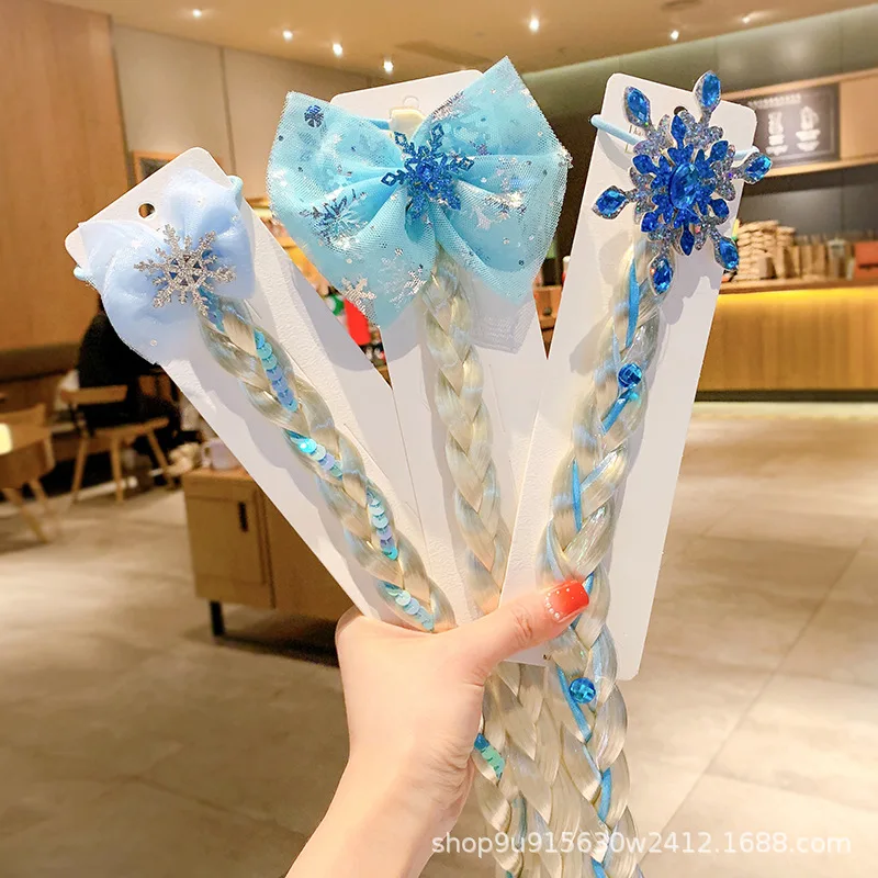 Cute Disney Frozen Elsa Princess Wig Braid Girls Hairpin Baby Hair Clip Accessories for Kawaii Anime Cartoon Toys Kids Gifts
Cute Disney Frozen Elsa Princess Wig Braid Girls Hairpin Baby Hair Clip Accessories for Kawaii Anime Cartoon Toys Kids Gifts