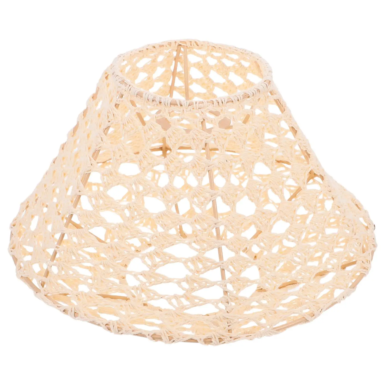 Bohemian Style Cotton Rope Woven Lampshade for Indoor Home Decor for Hotel Home Dorm Rustic Style Lampshade for Any Room
Bohemian Style Cotton Rope Woven Lampshade for Indoor Home Decor for Hotel Home Dorm Rustic Style Lampshade for Any Room