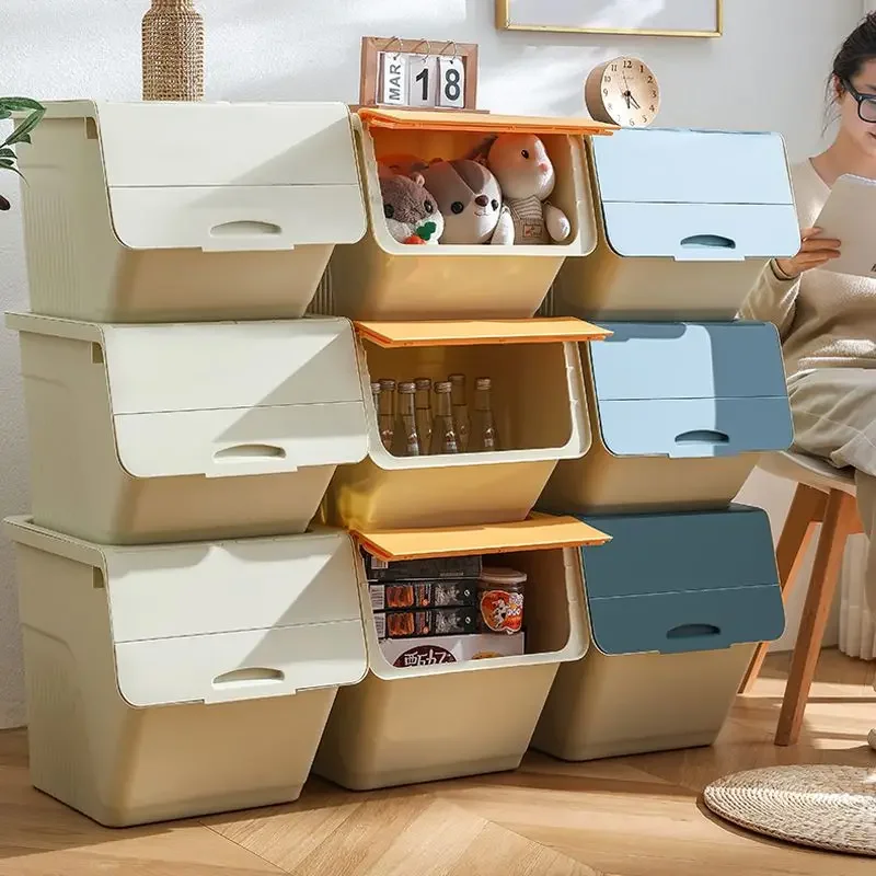 Slanted Mouth Children's Toy Storage Box Large Plastic Household Multi-functional Baby Snack Book Storage Cabinet
Slanted Mouth Children's Toy Storage Box Large Plastic Household Multi-functional Baby Snack Book Storage Cabinet