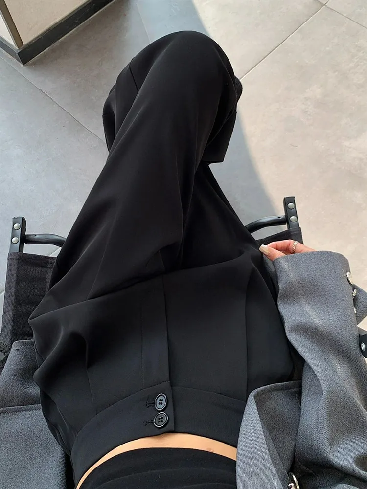 Black Suit Wide Leg Pants Women's Spring Summer 2026 New High-End Drapey West Pants Small Size Thin Version Straight Leg Pants
Black Suit Wide Leg Pants Women's Spring Summer 2026 New High-End Drapey West Pants Small Size Thin Version Straight Leg Pants