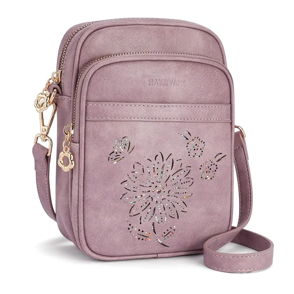 Small Crossbody Bags for Women, RFID Phone Purse with Card Slots, Triple Compartments Lightweight Shoulder Bag
Small Crossbody Bags for Women, RFID Phone Purse with Card Slots, Triple Compartments Lightweight Shoulder Bag