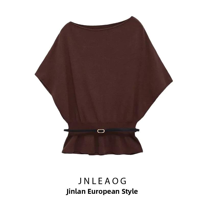 Faionable Knitted Sweater with Belt Layered Decoration Autumn New Arrival Women's Loose Fit Polyester Fiber Hoodie
Faionable Knitted Sweater with Belt Layered Decoration Autumn New Arrival Women's Loose Fit Polyester Fiber Hoodie