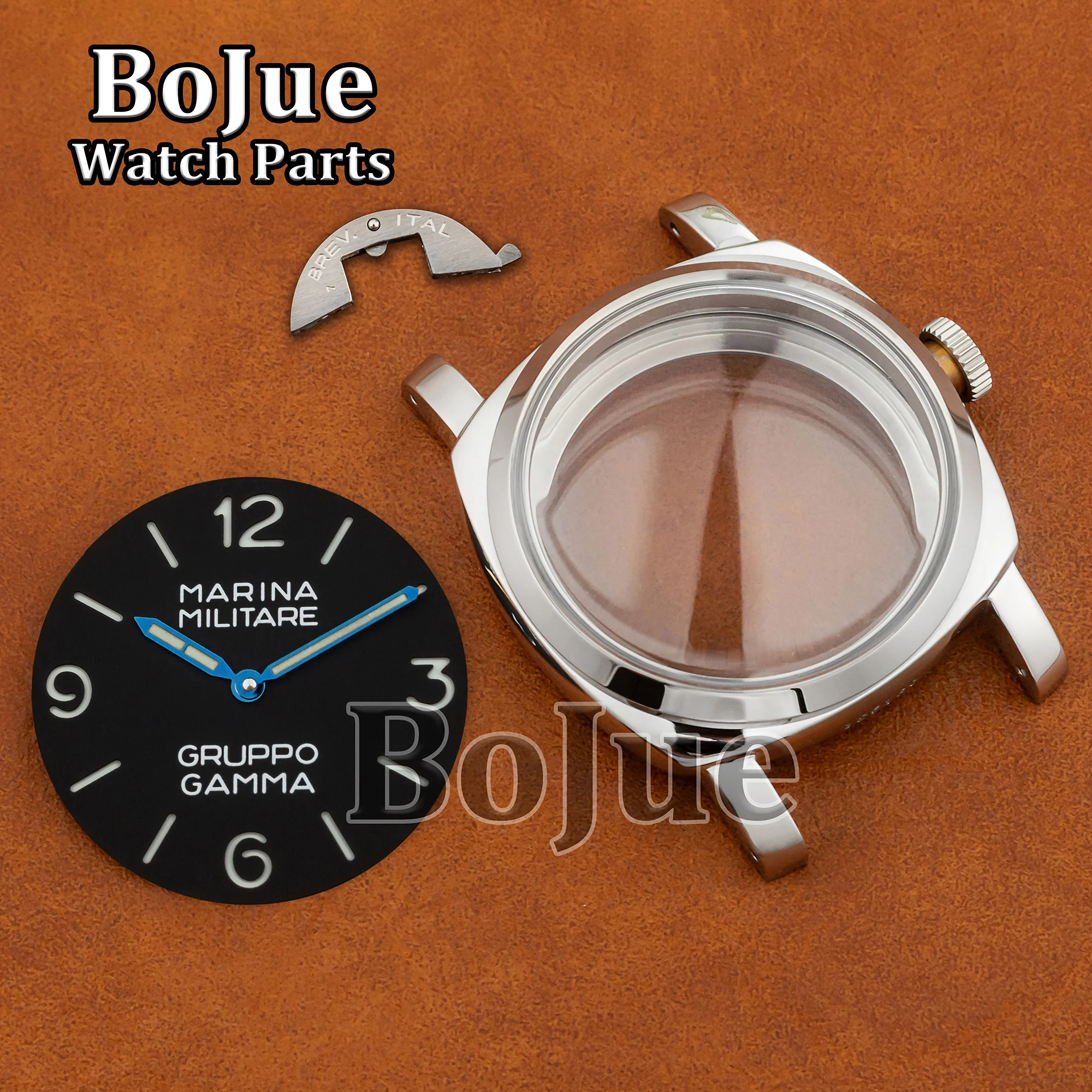 47mm Stainless Steel Watch Case Waterproof Parts For Pam 6152 ETA6497 Manual Winding Mechanical Movement 39mm Watch Dial Hands
47mm Stainless Steel Watch Case Waterproof Parts For Pam 6152 ETA6497 Manual Winding Mechanical Movement 39mm Watch Dial Hands
