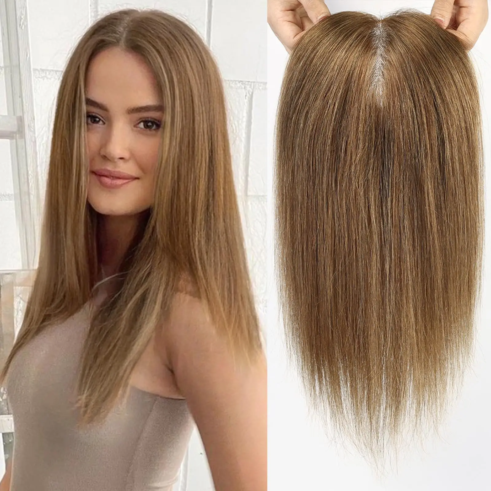 Женский парик из 100% бразильских человеческих волос — прямой топпер 35 см с естественным механизмом и долговечностью
Женский парик из 100% бразильских человеческих волос — прямой топпер 35 см с естественным механизмом и долговечностью