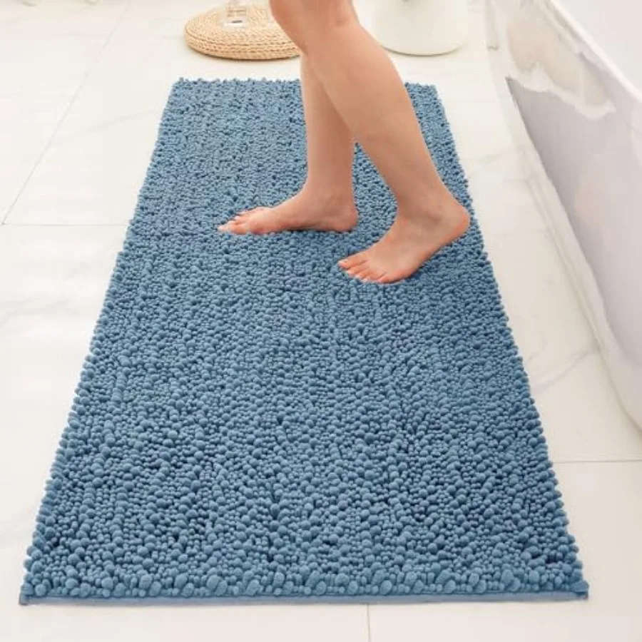 Bathroom Rugs Non Slip Washable 70x24 Extra Thick Soft Chenille Absorbent Bath Mat High Density Barrier Non Slip Backing Quick
Bathroom Rugs Non Slip Washable 70x24 Extra Thick Soft Chenille Absorbent Bath Mat High Density Barrier Non Slip Backing Quick