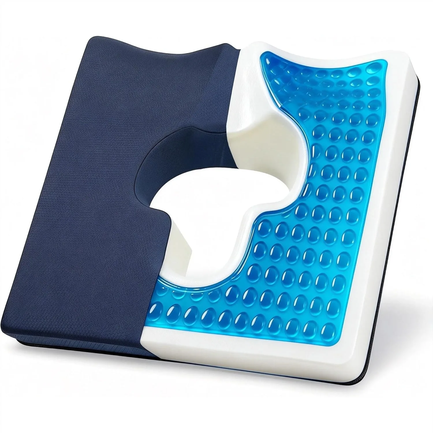 Gel Memory Foam Wheelchair Seat Cushion for Pressure Relief, Sciatica & Coccyx Pain, Washable Cover
Gel Memory Foam Wheelchair Seat Cushion for Pressure Relief, Sciatica & Coccyx Pain, Washable Cover