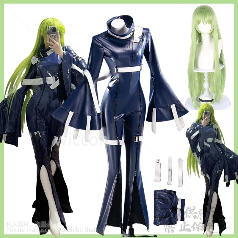 C.C. Cosplay Anime Costume Lelouchh Of Sexy Constrained Fashion Leather Jumpsuit Pu Punk Y2K Jirai Kei Girls Bodysuit Customized
C.C. Cosplay Anime Costume Lelouchh Of Sexy Constrained Fashion Leather Jumpsuit Pu Punk Y2K Jirai Kei Girls Bodysuit Customized