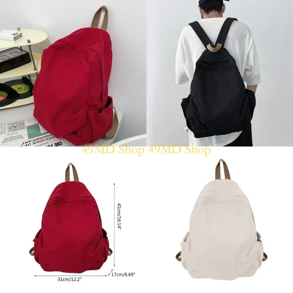 49MD Casual School Bag Canvas Womens Bag Youth Zipper Backpack Bag School Backpack
49MD Casual School Bag Canvas Womens Bag Youth Zipper Backpack Bag School Backpack