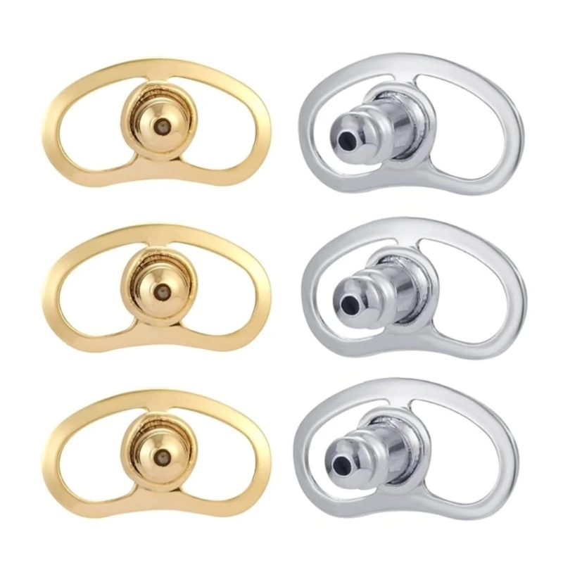 MXME 6pcs Mixed Color Earring Backs for Secure Hold on Heavy Ear Accessories
MXME 6pcs Mixed Color Earring Backs for Secure Hold on Heavy Ear Accessories