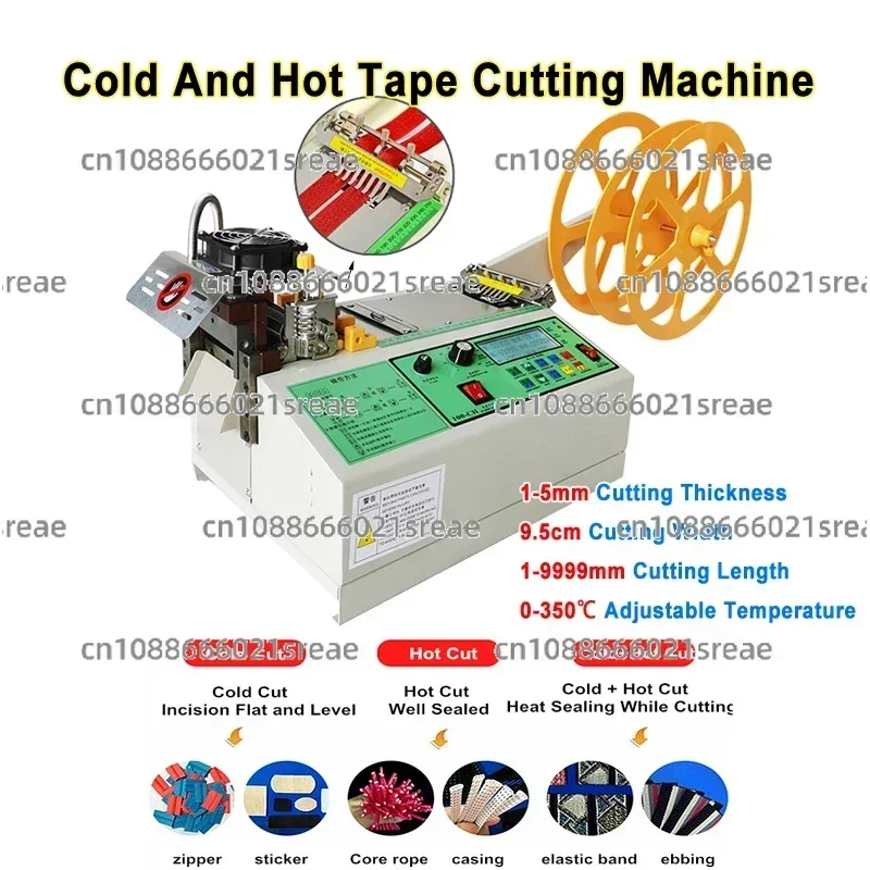 Automatic Cloth Tape Cutting Machine 400W LCD Screen Hot and Cold Knife Tube Zipper Heat Shrink Cutting Equipment 110V and 220V
Automatic Cloth Tape Cutting Machine 400W LCD Screen Hot and Cold Knife Tube Zipper Heat Shrink Cutting Equipment 110V and 220V