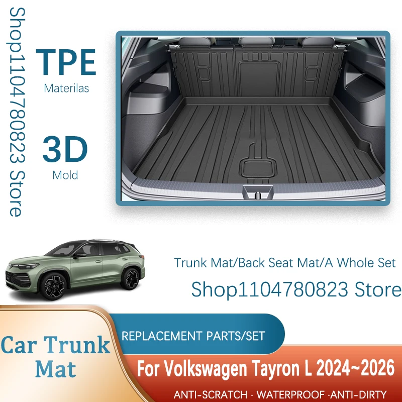 Car Trunk Mat For Volkswagen Tayron L 2024~2026 Car Length 4,684 mm Not For Europe Version Cargo Liner Storage Cover Accessories
Car Trunk Mat For Volkswagen Tayron L 2024~2026 Car Length 4,684 mm Not For Europe Version Cargo Liner Storage Cover Accessories