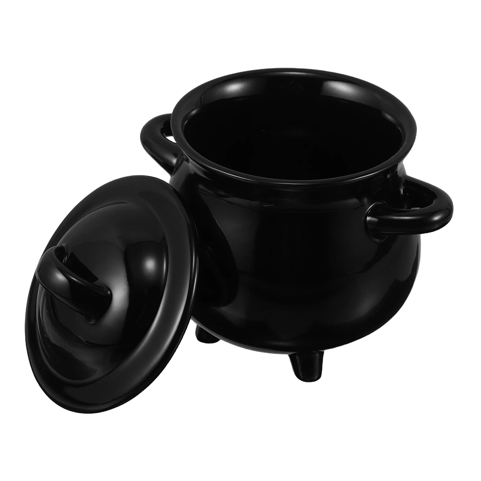 700ml Black Ceramic Witch Cauldron Bowl Halloween Candy Jar Spooky Coffee Cup Versatile Use Material Easy Clean Favor
700ml Black Ceramic Witch Cauldron Bowl Halloween Candy Jar Spooky Coffee Cup Versatile Use Material Easy Clean Favor