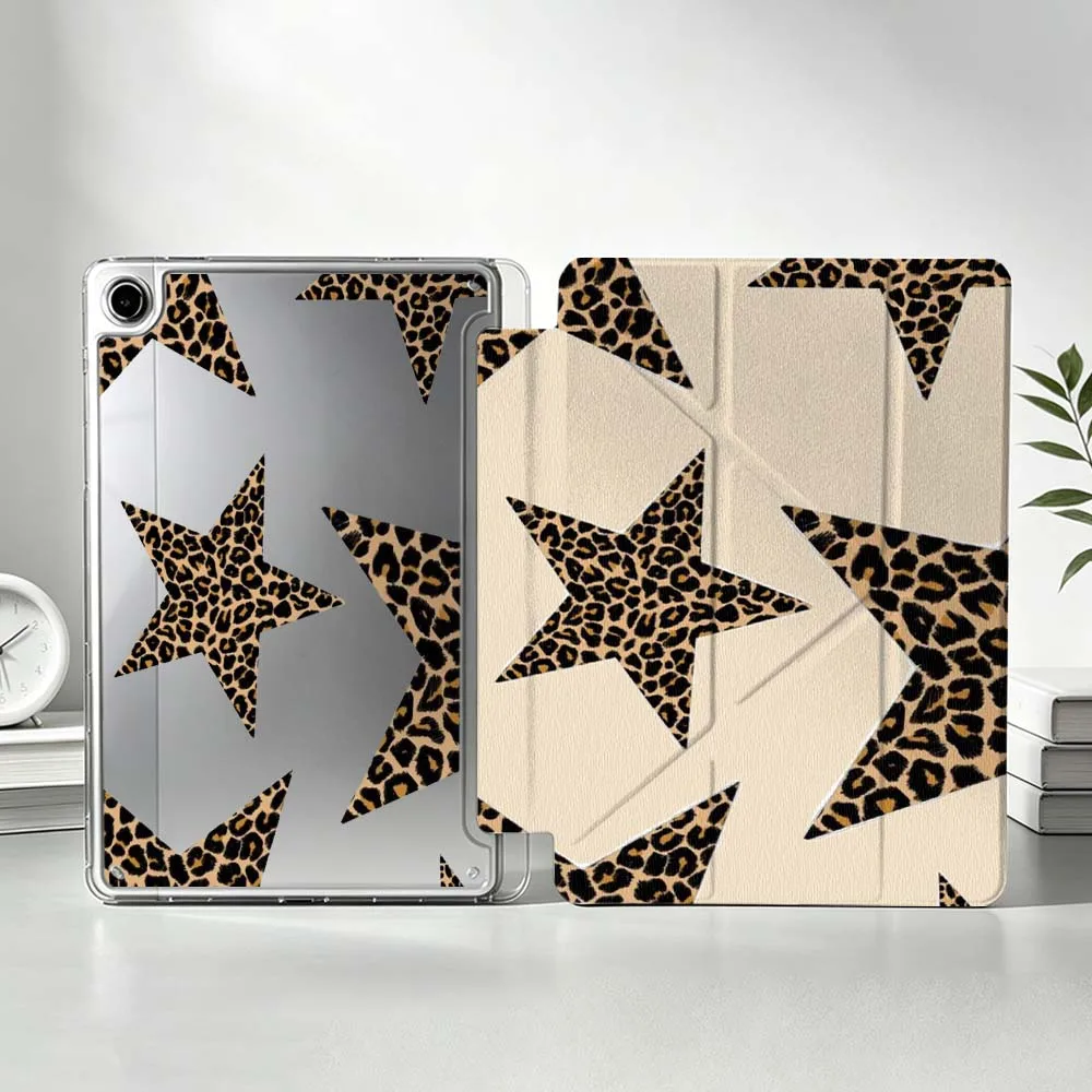 Leopard-Print Star Pattern For Samsung Galaxy Tab S11 S10 S9 S8 S7 S6 A11 A10 A9 FE Plus Lite Foldable 3Y Tablet Case Soft
Leopard-Print Star Pattern For Samsung Galaxy Tab S11 S10 S9 S8 S7 S6 A11 A10 A9 FE Plus Lite Foldable 3Y Tablet Case Soft