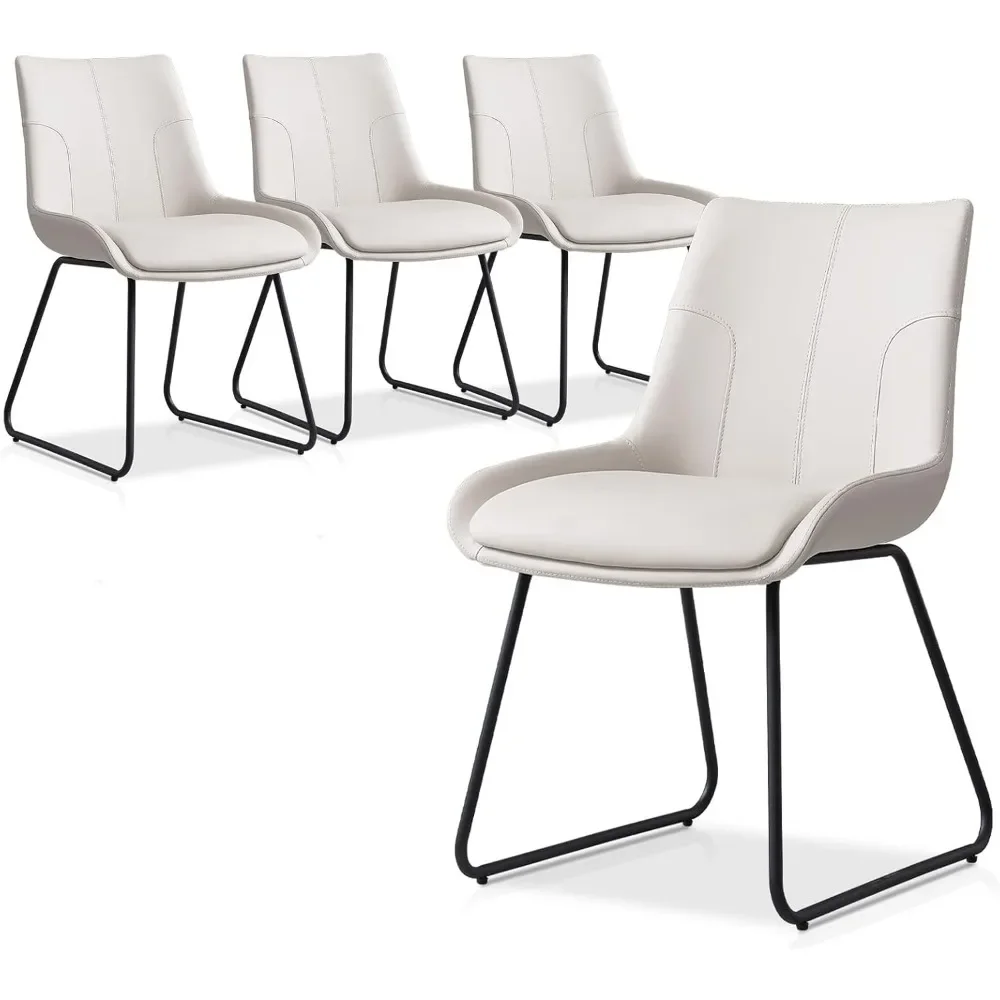 Dining Chair Set of 4, Modern Kitchen Faux Leather Dining Room Chair for Kitchen Living Dining Room
Dining Chair Set of 4, Modern Kitchen Faux Leather Dining Room Chair for Kitchen Living Dining Room