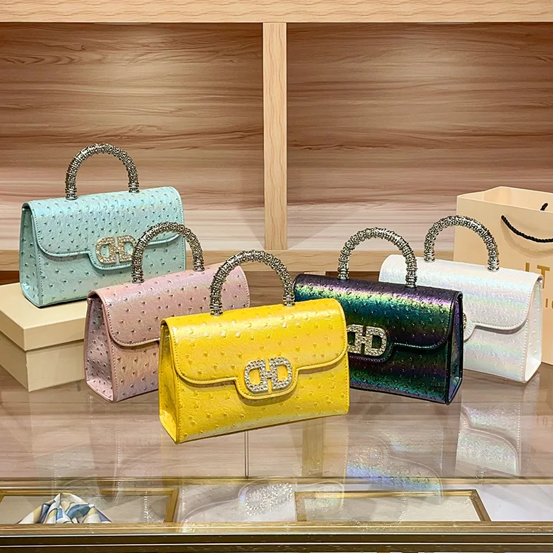 New ostrich pattern underarm handbag for ladies, light luxury diamond-encrusted, elegant single-shoulder Women crossbody bag
New ostrich pattern underarm handbag for ladies, light luxury diamond-encrusted, elegant single-shoulder Women crossbody bag