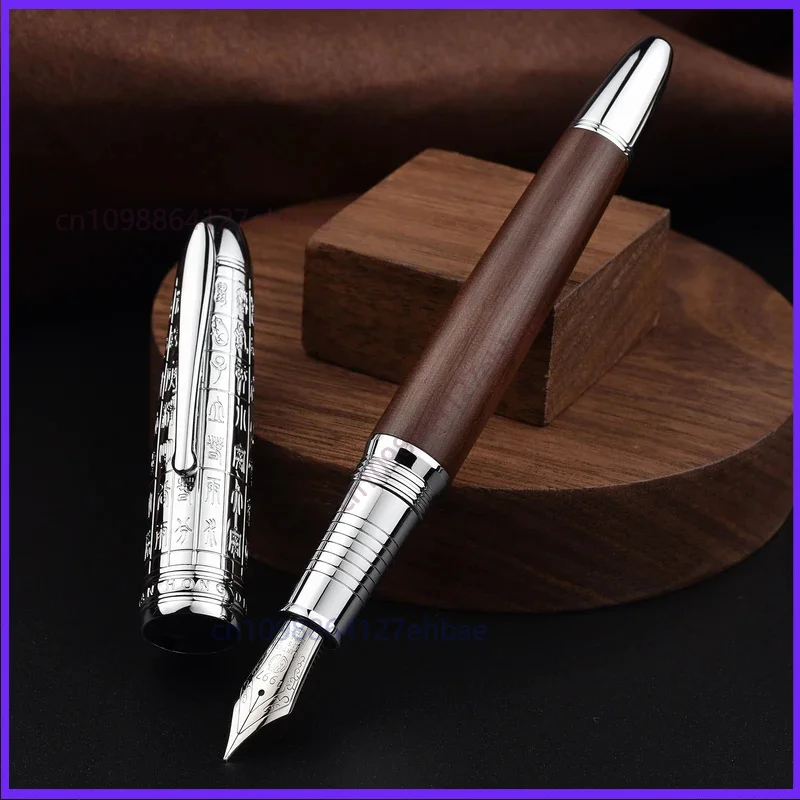 For Hongdian 6016 Retro Wooden Fountain Pen Beautiful Oracle Cap with Brown Nib Suitable for Office and Business Writing
For Hongdian 6016 Retro Wooden Fountain Pen Beautiful Oracle Cap with Brown Nib Suitable for Office and Business Writing