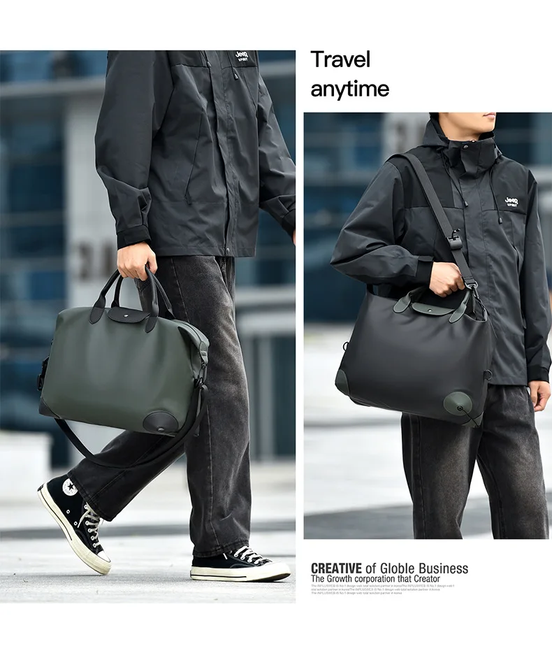 Casual waterproof Oxford business handbag, portable men's multi-functional women's travel bag, single-shoulder fitness bag
Casual waterproof Oxford business handbag, portable men's multi-functional women's travel bag, single-shoulder fitness bag