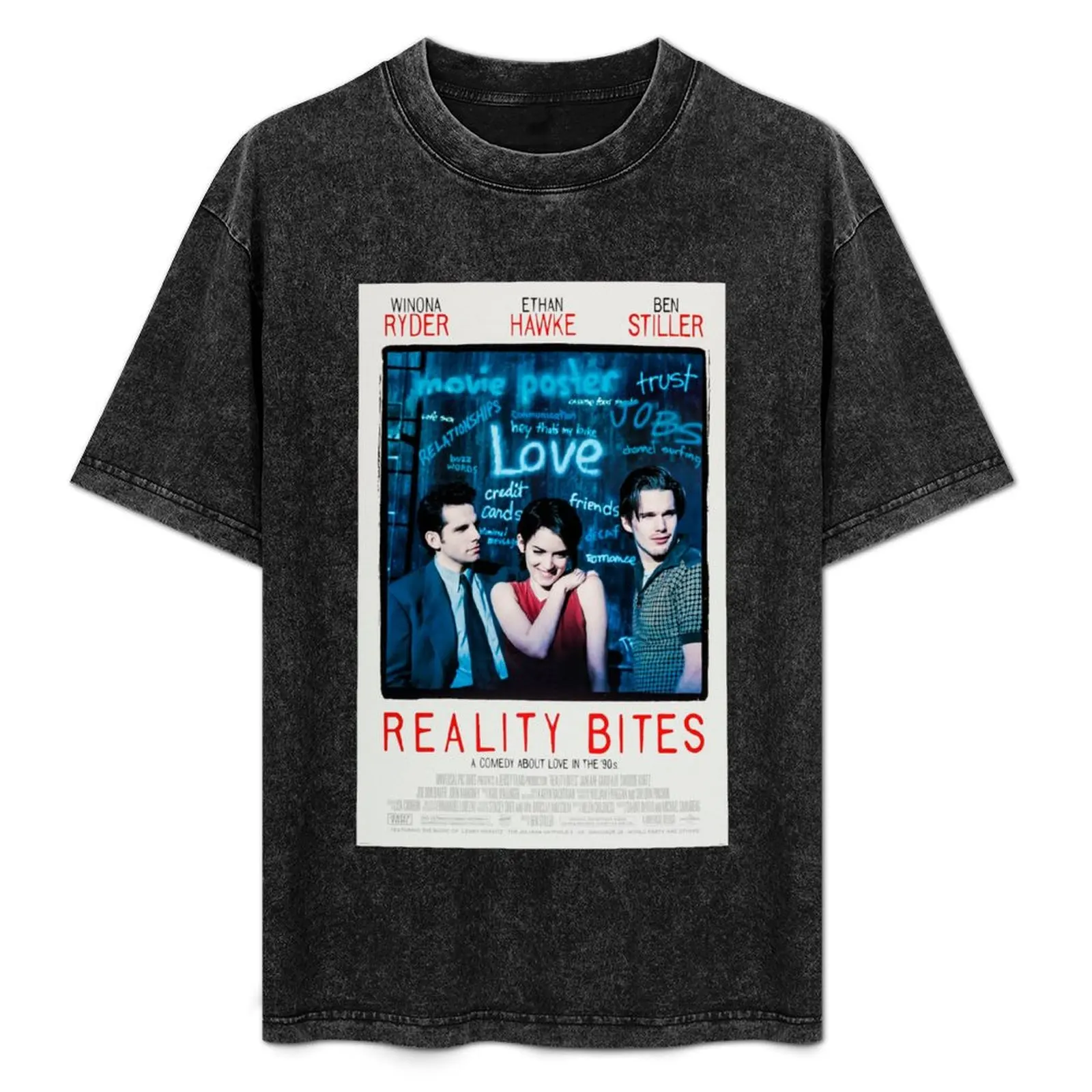 Reality bites poster Winona Ryder, Ethan Hawke 90s movie T-Shirt blue lock oversizeds Men's t-shirt
Reality bites poster Winona Ryder, Ethan Hawke 90s movie T-Shirt blue lock oversizeds Men's t-shirt