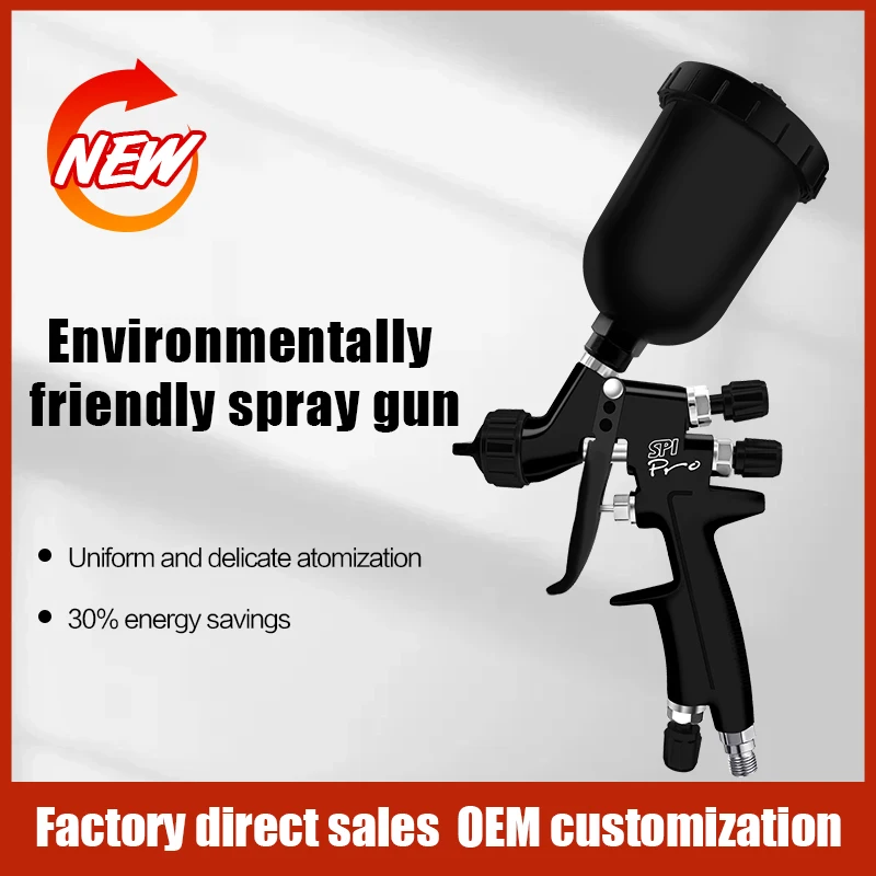 SPI Pro spray gun with 400ML black mini repair car topcoat 1.2mm
SPI Pro spray gun with 400ML black mini repair car topcoat 1.2mm