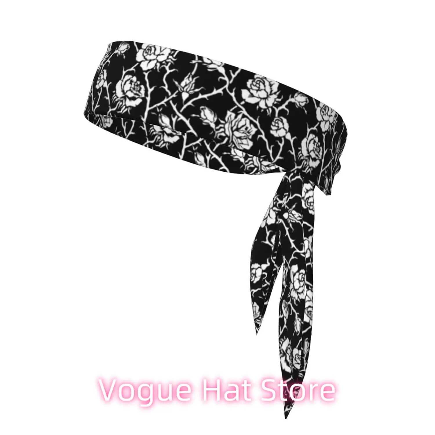 Running Headband black roses pattern Sweatband Sports Headband for Running, Cycling, Basketball, Yoga, Fitness Workout
Running Headband black roses pattern Sweatband Sports Headband for Running, Cycling, Basketball, Yoga, Fitness Workout