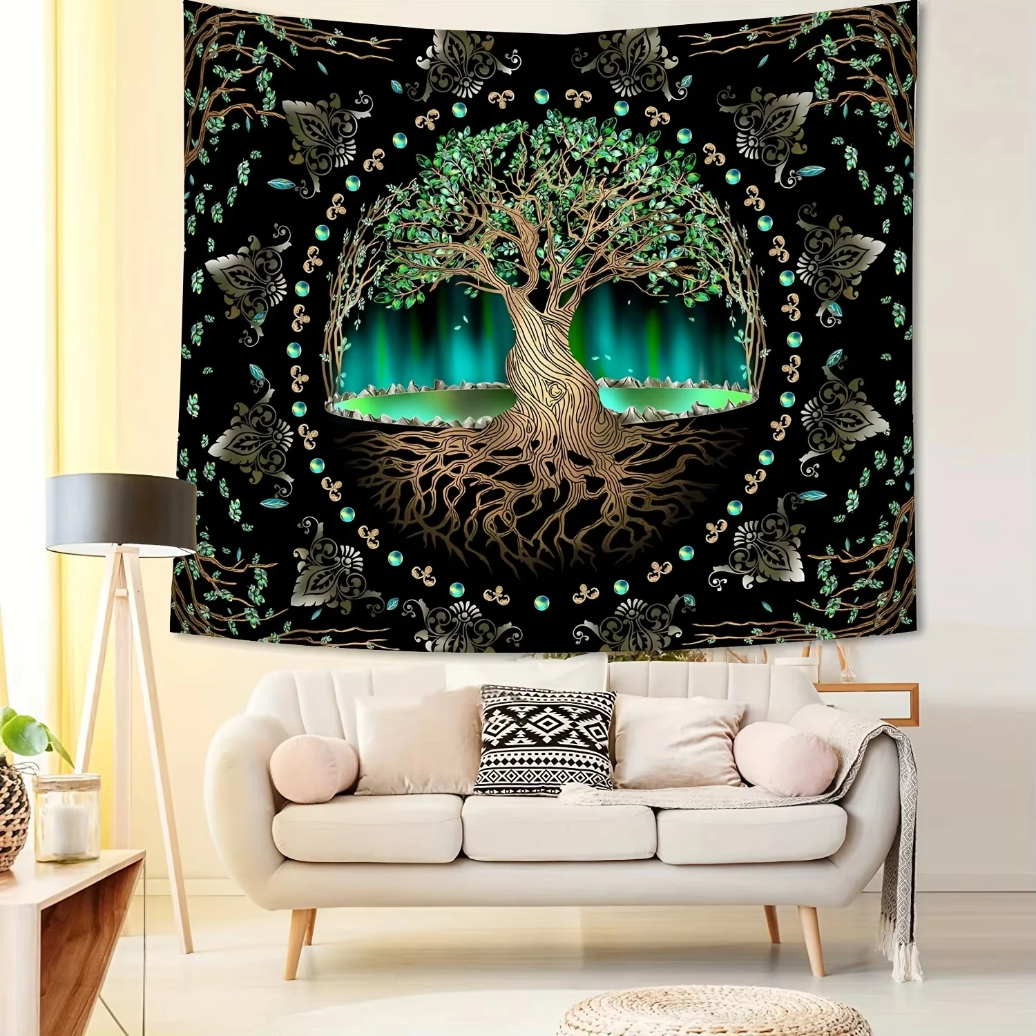 VIKAMA Illusion Tree of Life Tapestry Mandala Bohemian Living Room Bedroom Decor Home Decorating
VIKAMA Illusion Tree of Life Tapestry Mandala Bohemian Living Room Bedroom Decor Home Decorating