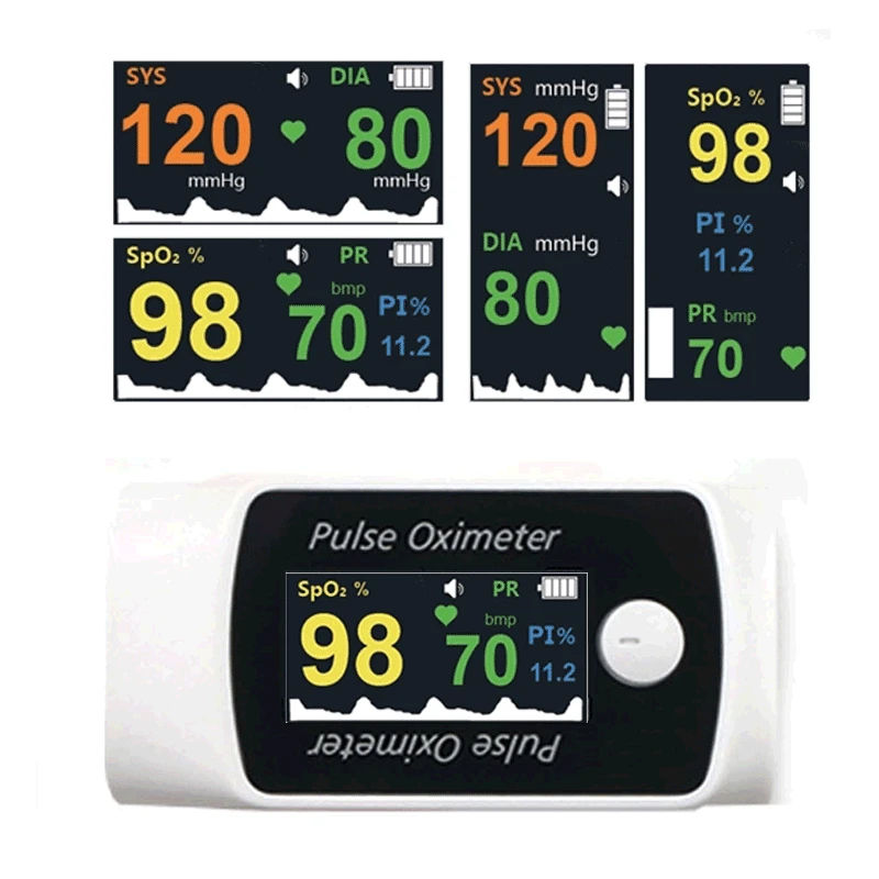 Handheld Finger Oximeter Blood Oxygen Continuous Blood Pressure Monitor Pulse Oximeter Heart Rate Monitor Oxygen Pulse Meter
Handheld Finger Oximeter Blood Oxygen Continuous Blood Pressure Monitor Pulse Oximeter Heart Rate Monitor Oxygen Pulse Meter