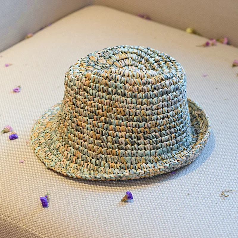 Spring/Summer Women's Colorful Jazz Hat | Handmade Crochet Straw | Foldable Sun Protection sombreros de mujer
Spring/Summer Women's Colorful Jazz Hat | Handmade Crochet Straw | Foldable Sun Protection sombreros de mujer