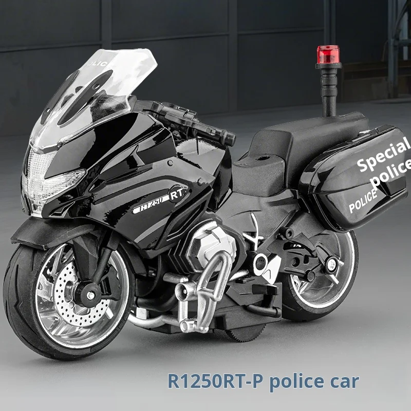 Модель мотоцикла 1:14 R1250RT-P: Симуляция полицейского патрульного мотоцикла, коллекционная игрушка из сплава, сувенир
Модель мотоцикла 1:14 R1250RT-P: Симуляция полицейского патрульного мотоцикла, коллекционная игрушка из сплава, сувенир