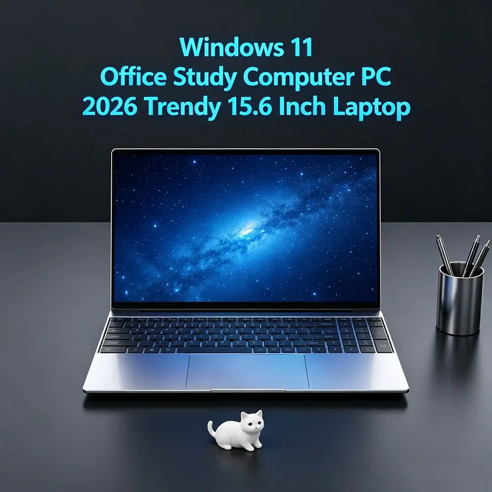 Sleek 15.6" FHD IPS Laptop N95 120Hz Ultra-clear Screen 7500mAh 32GB/2TB SSD Backlit Keyboard Fingerprint Unlock
Sleek 15.6" FHD IPS Laptop N95 120Hz Ultra-clear Screen 7500mAh 32GB/2TB SSD Backlit Keyboard Fingerprint Unlock