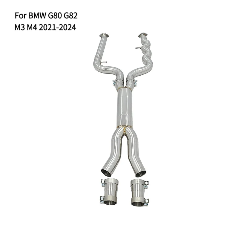 Factory Wholesale Exhaust System Equal-length Middle Pipe for BMW G80 G82 M3 M4 2021-2024 Ss304 Exhaust Pipes Power Upgrade
Factory Wholesale Exhaust System Equal-length Middle Pipe for BMW G80 G82 M3 M4 2021-2024 Ss304 Exhaust Pipes Power Upgrade