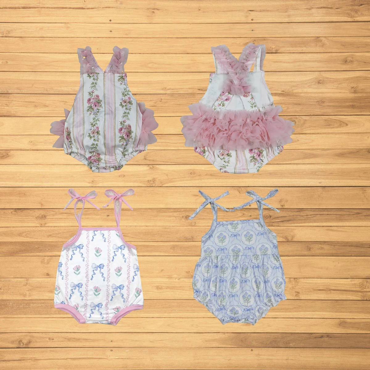 Wholesale hot sale summer western boutique newborn toddler Baby Infant Girls Pink Tulle Strap Floral Stripe Ruffle Rompers
Wholesale hot sale summer western boutique newborn toddler Baby Infant Girls Pink Tulle Strap Floral Stripe Ruffle Rompers