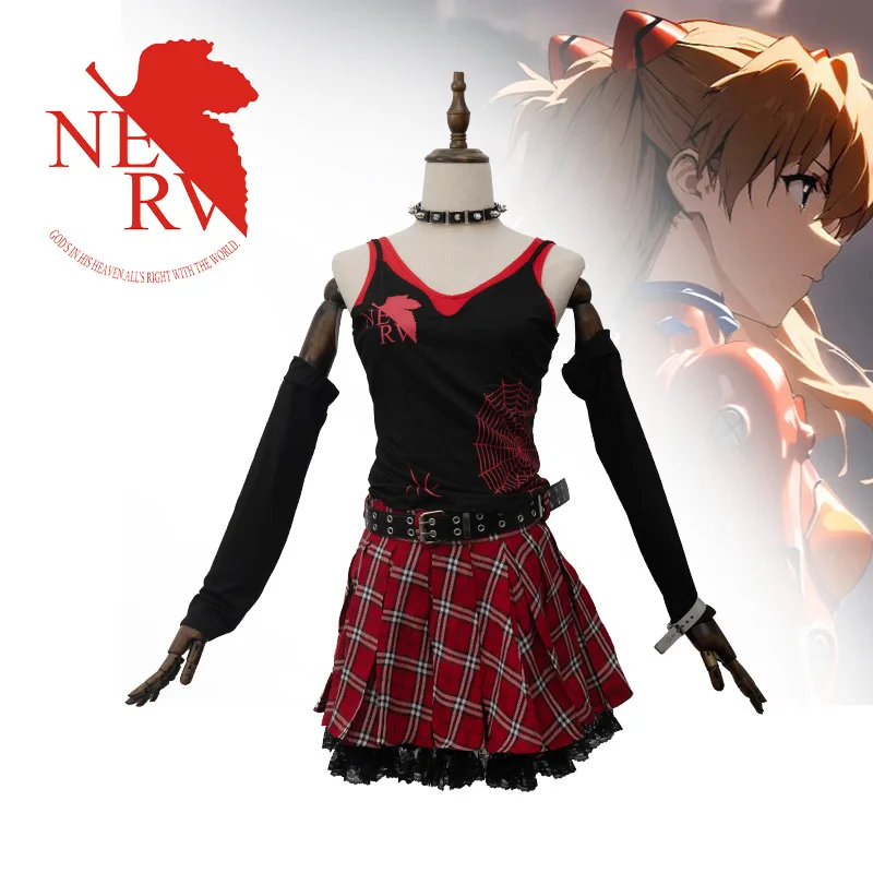 EVA Asuka Langley Soryu Cosplay Asukaa Dress Suits Women Princess Dress Halloween Cosplay Clothing
EVA Asuka Langley Soryu Cosplay Asukaa Dress Suits Women Princess Dress Halloween Cosplay Clothing