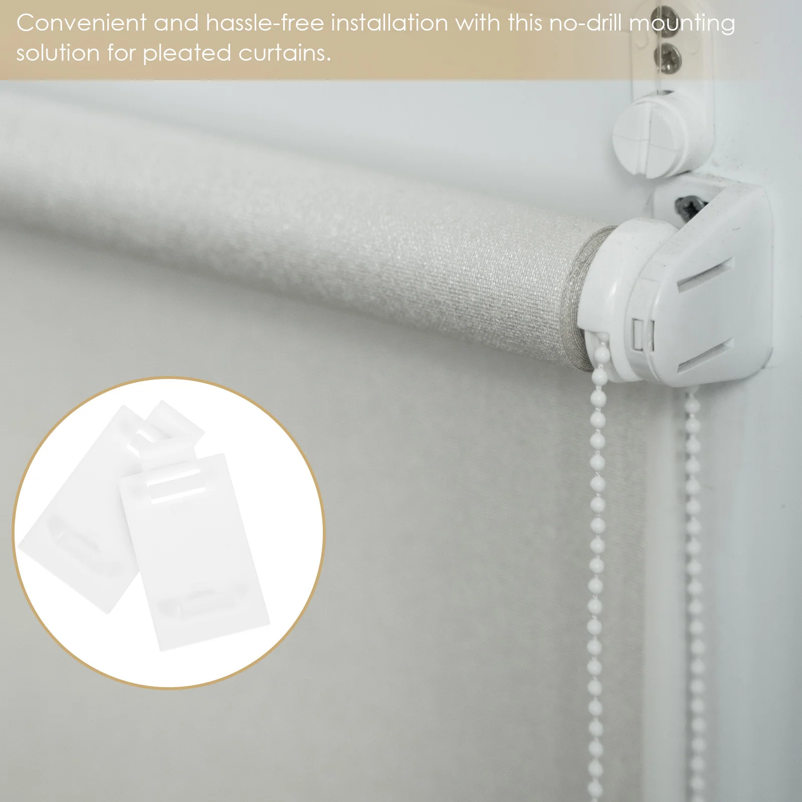 2 set Curtain Fittings No Punching Mounting Bracket For Pleated Curtains Adhesive Hook Roller Blind Accessories Replacement
2 set Curtain Fittings No Punching Mounting Bracket For Pleated Curtains Adhesive Hook Roller Blind Accessories Replacement