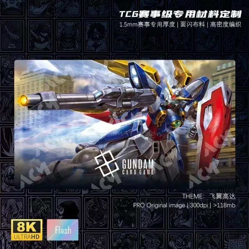 GCG DIY Wing Gundam Series W Card Group 600x350 мм, боевой игровой коврик для одного игрока, мультяшный 1,5 мм, резиновый коврик для настольной игры без SeamEdge
GCG DIY Wing Gundam Series W Card Group 600x350 мм, боевой игровой коврик для одного игрока, мультяшный 1,5 мм, резиновый коврик для настольной игры без SeamEdge