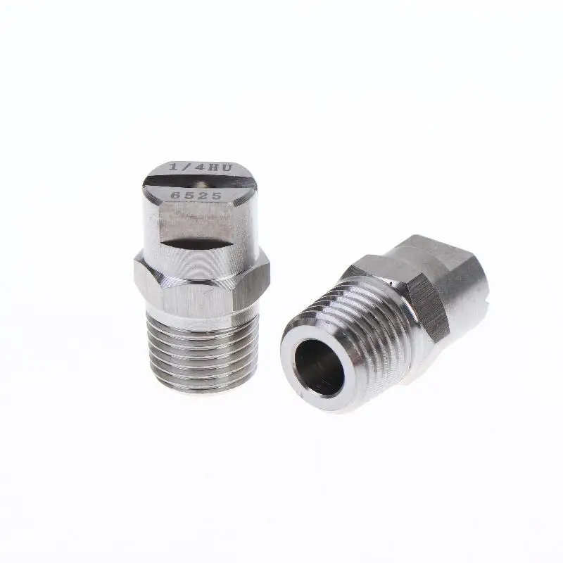 2PCS BSPT High Pressure Flat Fan Nozzle 65 Degree HVV Water Spray Nozzle For Cleaning
2PCS BSPT High Pressure Flat Fan Nozzle 65 Degree HVV Water Spray Nozzle For Cleaning