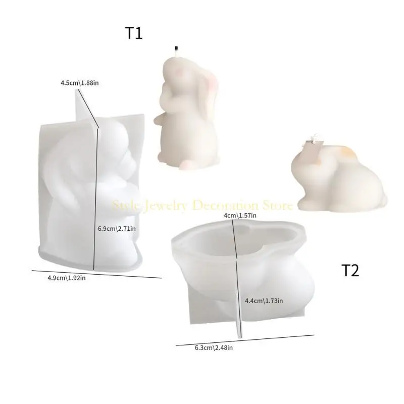 D46E Gypsum Jewelry Mold Silicone Mould for Candle Making Rabbit Home Decoration Mold
D46E Gypsum Jewelry Mold Silicone Mould for Candle Making Rabbit Home Decoration Mold