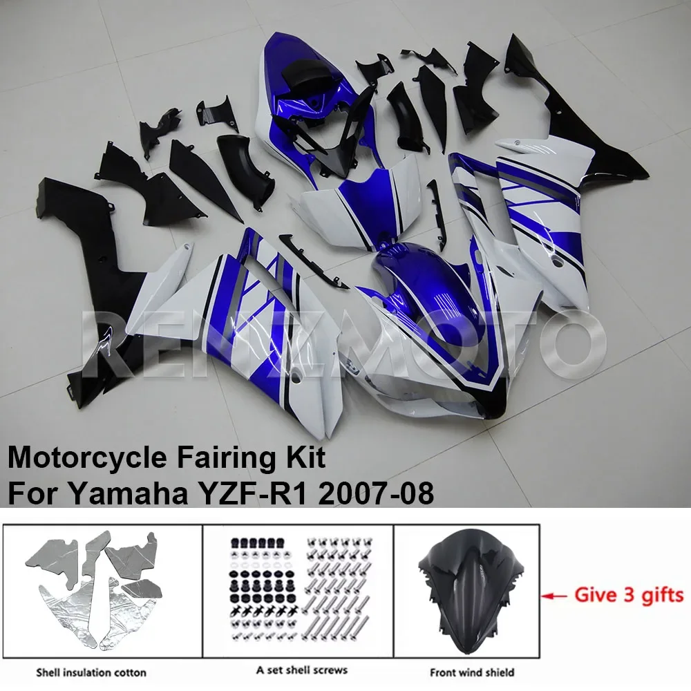 Motorcycle Fairing Set Body Kit Plastic For YAMAHA YZF-R1 YZF R1 2007-2008 Accessories Injection Bodywork Y1007-109a
Motorcycle Fairing Set Body Kit Plastic For YAMAHA YZF-R1 YZF R1 2007-2008 Accessories Injection Bodywork Y1007-109a