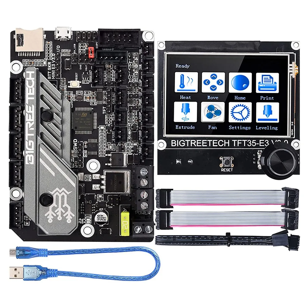 BIGTREETECH SKR Mini E3 V3.0 Control Board, with TFT35 E3 V3.0 Graphic Smart Display Panel Board New Upgrade 3D Printer Parts
BIGTREETECH SKR Mini E3 V3.0 Control Board, with TFT35 E3 V3.0 Graphic Smart Display Panel Board New Upgrade 3D Printer Parts